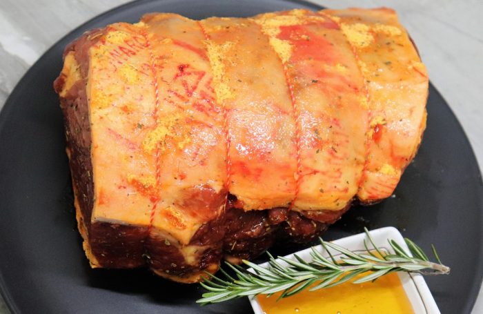 Lamb Leg Boneless Marinated