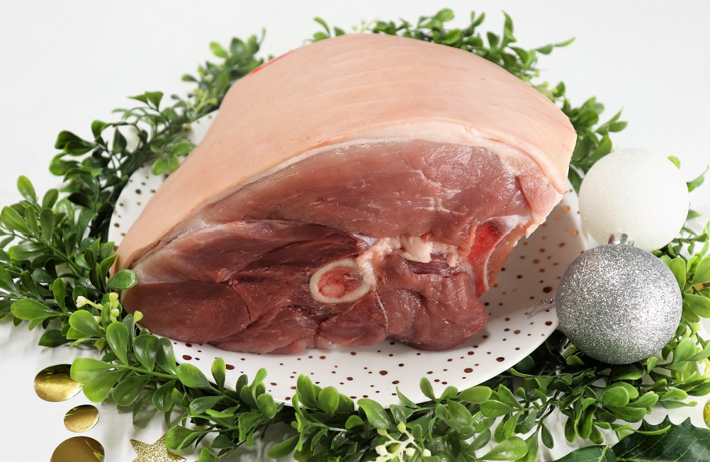 Australian Bone in Pork Leg Roast - Image 2