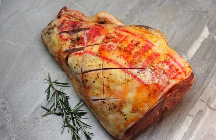 Lamb Leg Shank On Marinated