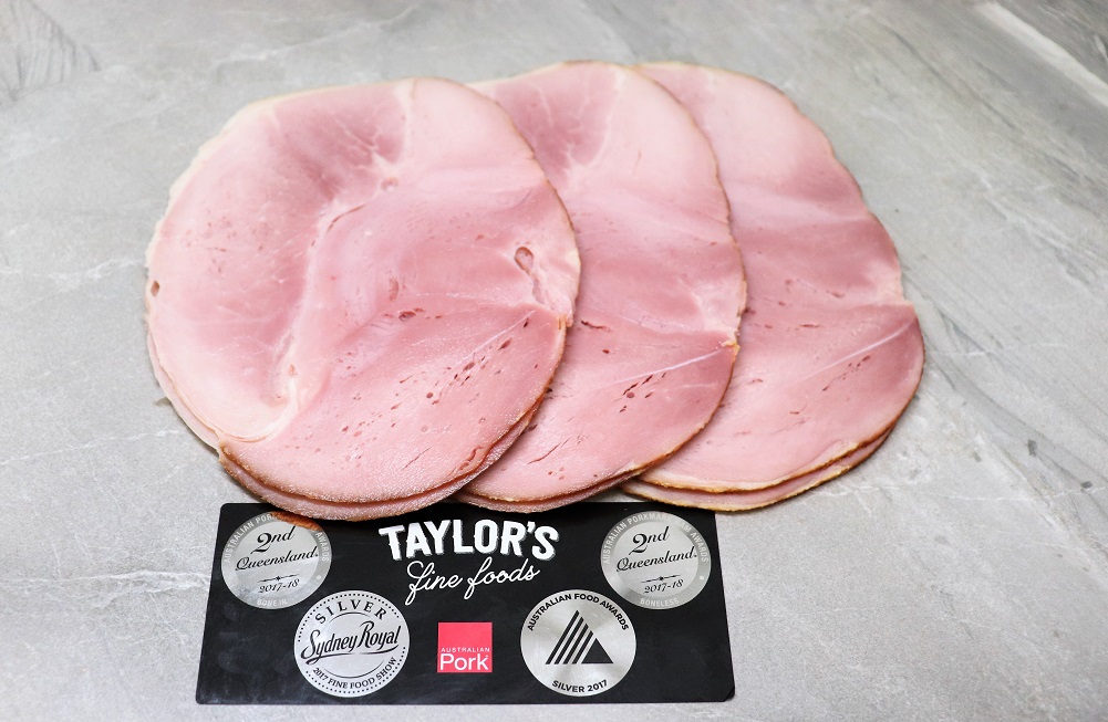 Taylors Fine Foods Premium Shaved Leg Ham Gold Coast Fresh Meat Centre 