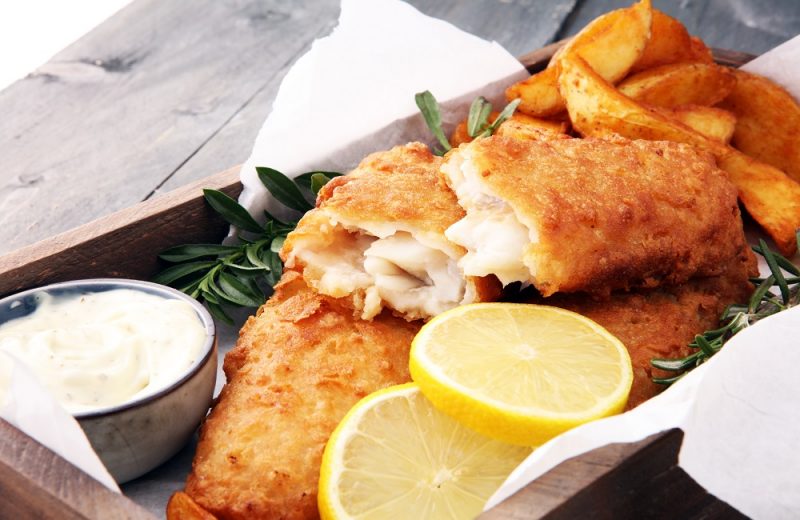 Crunchy whiting fillets
