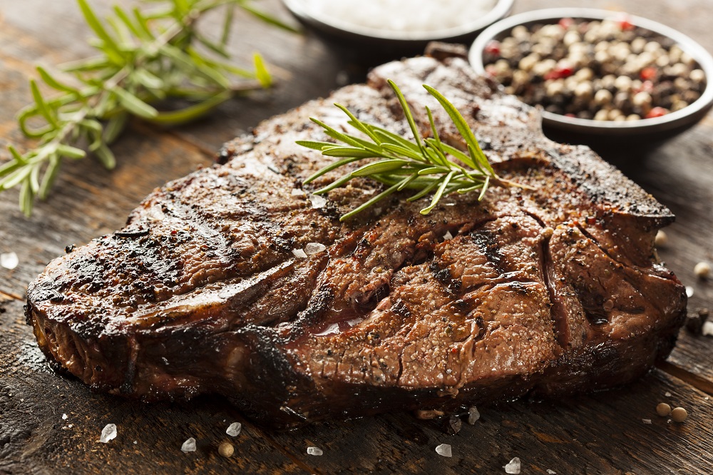 Grilled BBQ T-Bone Steak